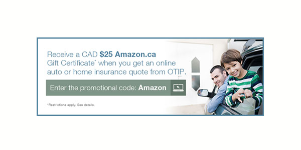 A Special Offer From OTIP: $25 Amazon.ca Gift Certificate