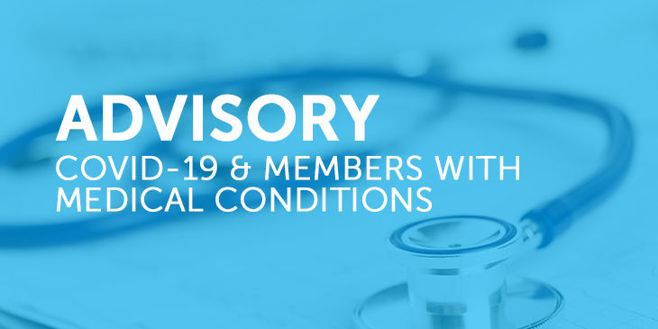 Advisory - COVID-19 - Medical Conditions