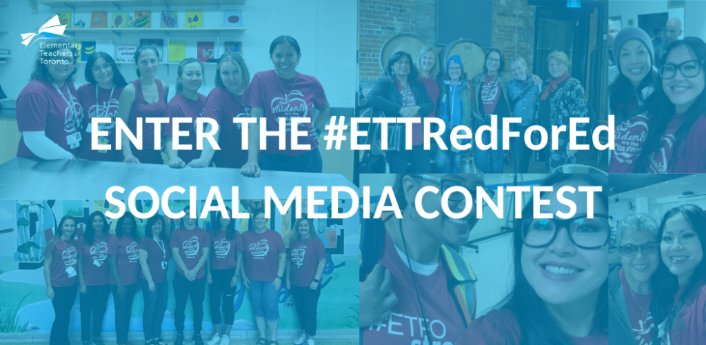 #ETTRedForEd Contest