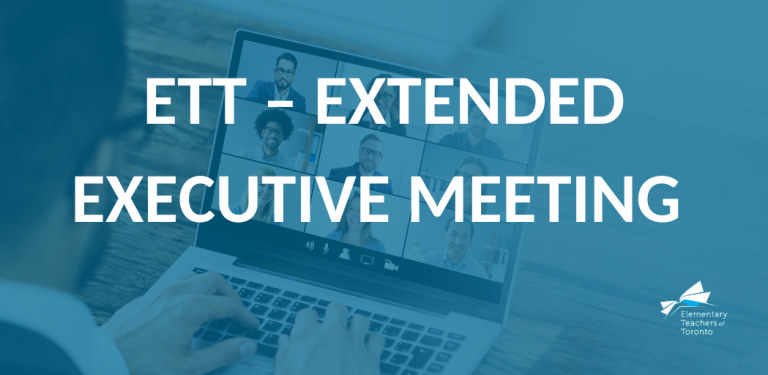 May 20: Join the ETT Extended Executive Meeting
